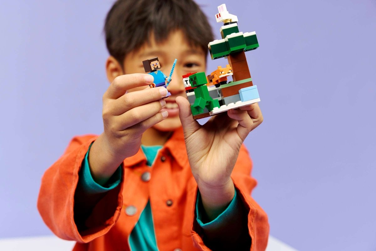 LEGO Minecraft L’Aventure Taïga de Steve – Jeu de construction 6 ans+ - Jeux de construction - Boutique LeoLudo - LEGO