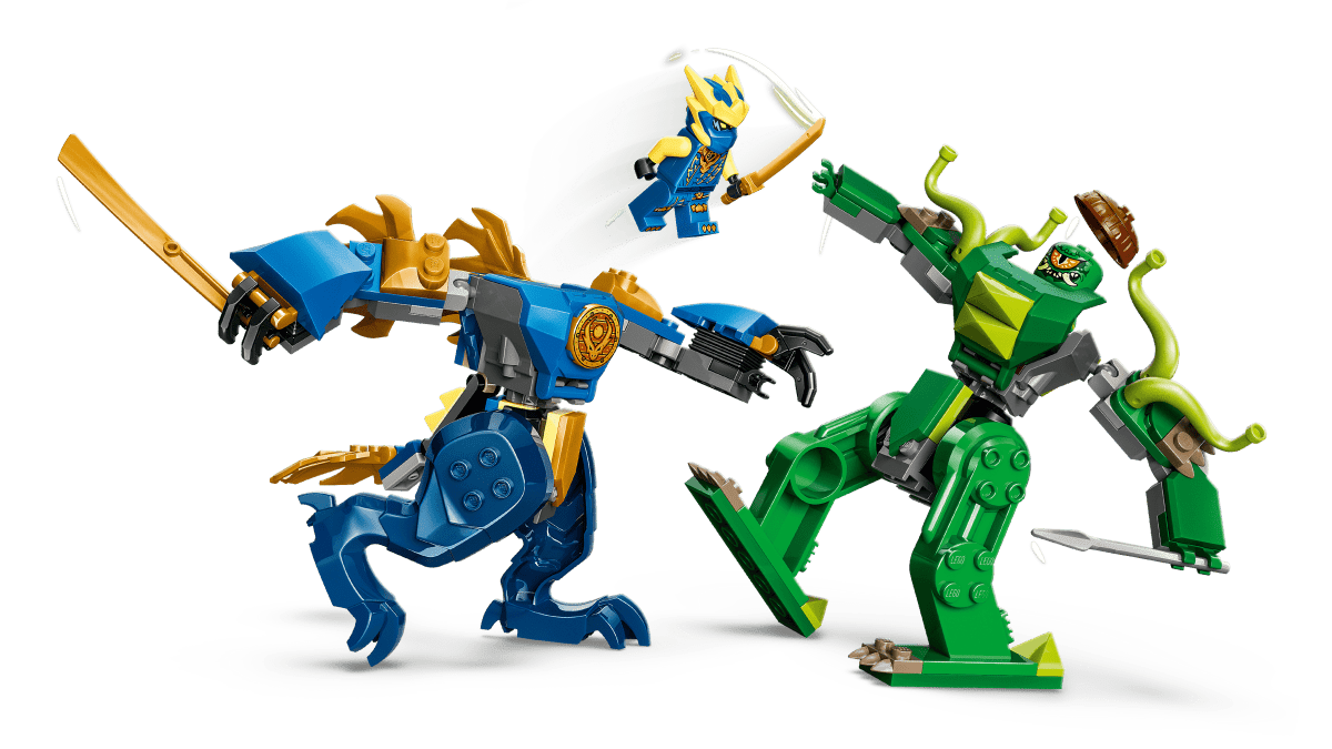 LEGO NINJAGO Le combat du robot dragon de Jay – Jeu de construction ninja 4 ans+ - Jeux de construction - Boutique LeoLudo - LEGO