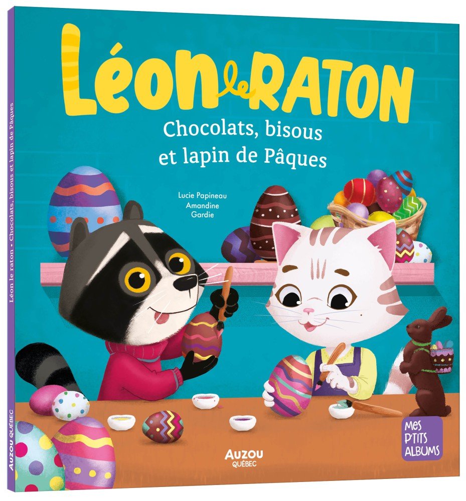 Léon le raton: Chocolats, bisous et lapin de Pâques (petit format) - Livres - Boutique LeoLudo - Auzou