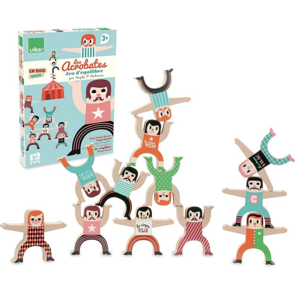 Les acrobates équilibristes - Jeux d'adresse - Boutique LeoLudo - Vilac