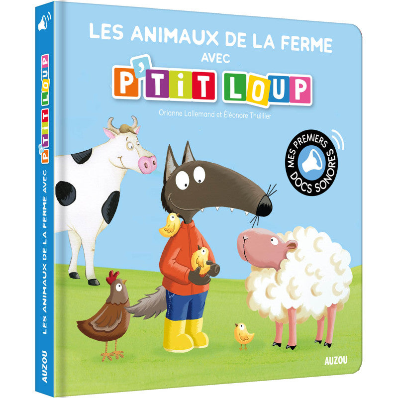 Les animaux de la ferme avec P'tit Loup-Auzou-Boutique LeoLudo