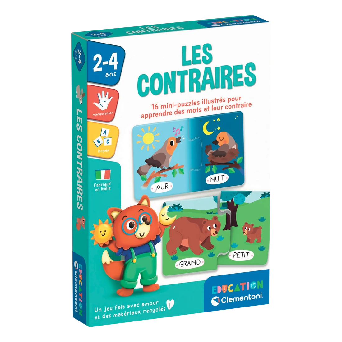 Les Contraires – Jeu éducatif -Jeux éducatifs- Boutique LeoLudo-Clementoni