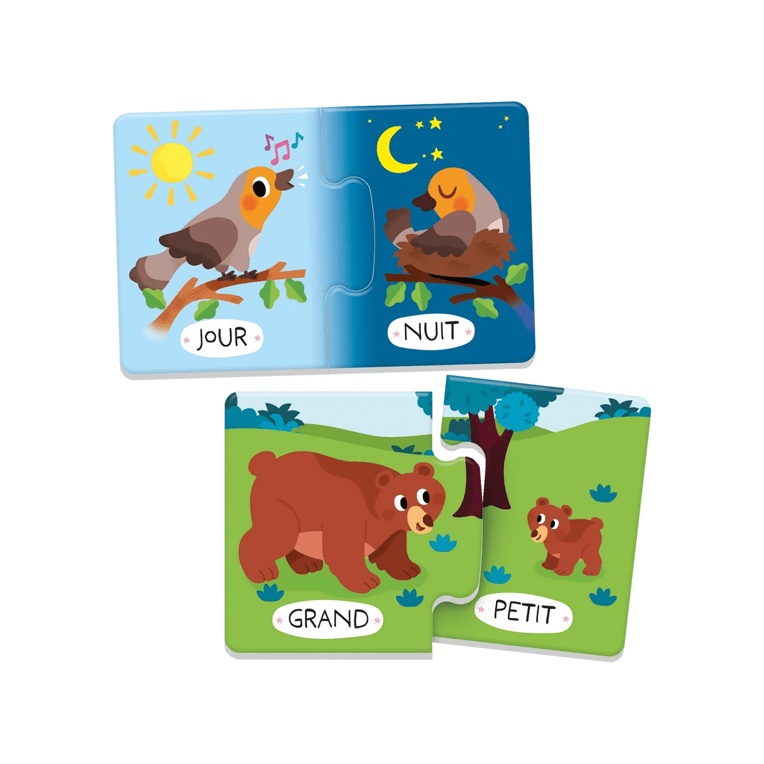 Les Contraires – Jeu éducatif -Jeux éducatifs- Boutique LeoLudo-Clementoni