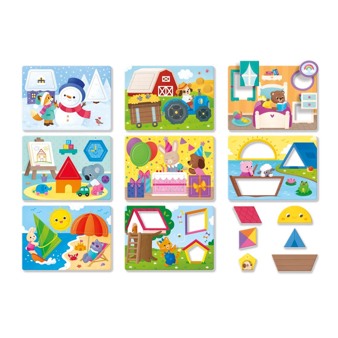 Les formes et les couleurs – Jeu éducatif -Jeux éducatifs- Boutique LeoLudo-Clementoni