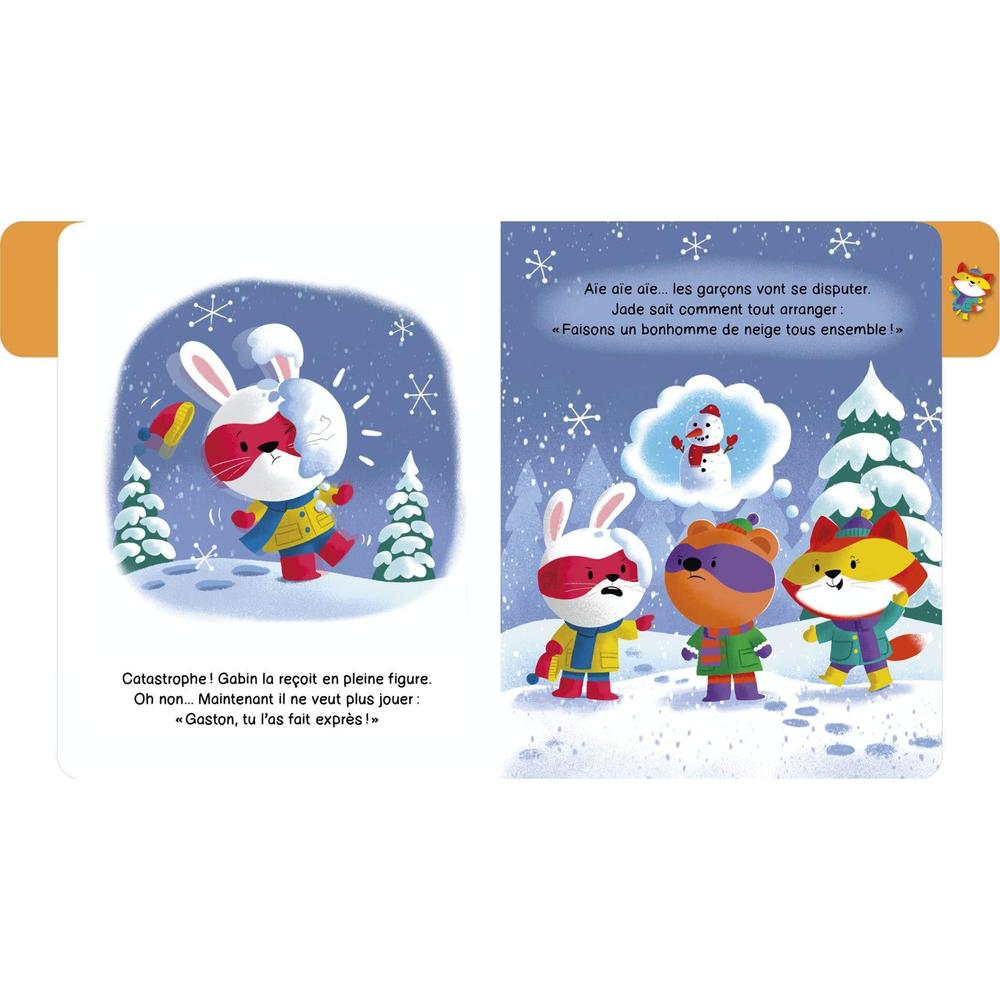 Les mini - héros de la forêt - Vive la neige! - Livres d'éveil - Boutique LeoLudo - Auzou