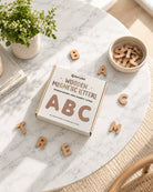 Lettres magnétiques en bois – Ensemble de 60 -Jeux magnétiques- Boutique LeoLudo-Cherrypick