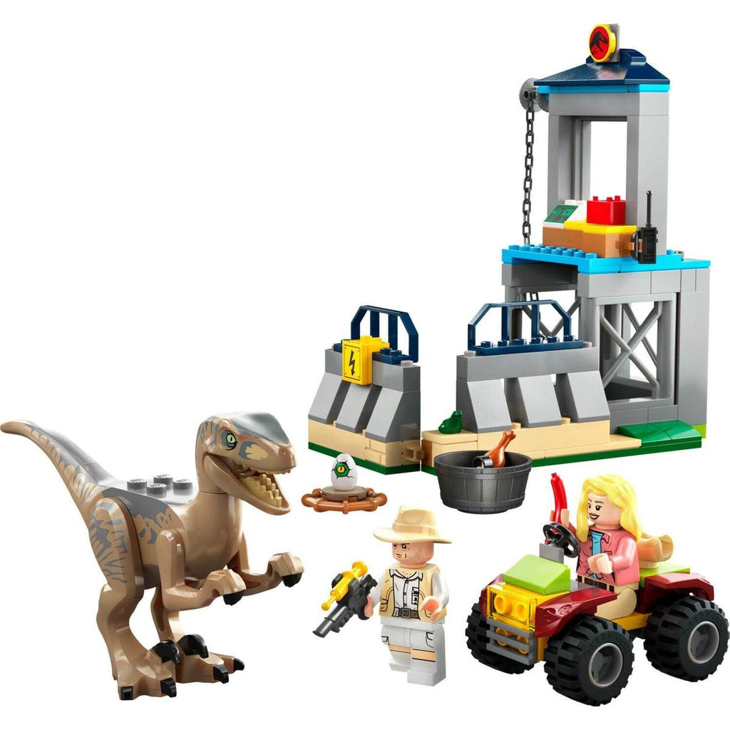 L'évasion du vélociraptor (137 pcs.)-LEGO-Boutique LeoLudo