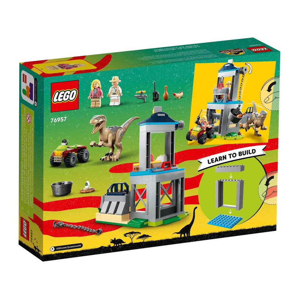 L'évasion du vélociraptor (137 pcs.)-LEGO-Boutique LeoLudo