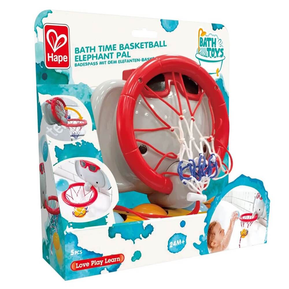 L'heure du bain avec Éléphant Basketball - Jouets de bain - Boutique LeoLudo - Hape