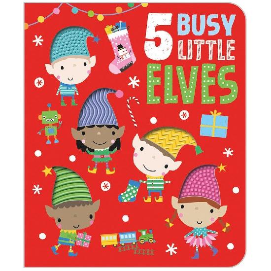 Livre anglais - 5 Busy Little Elves -Livres d'éveil- Boutique LeoLudo-Make Believe Ideas