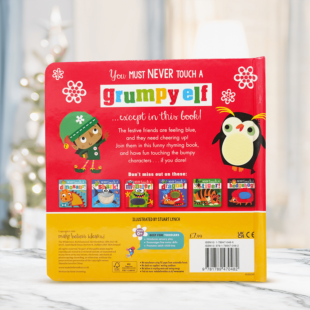 Livre anglais - Never Touch a Grumpy Elf! -Livres d'éveil- Boutique LeoLudo-Make Believe Ideas