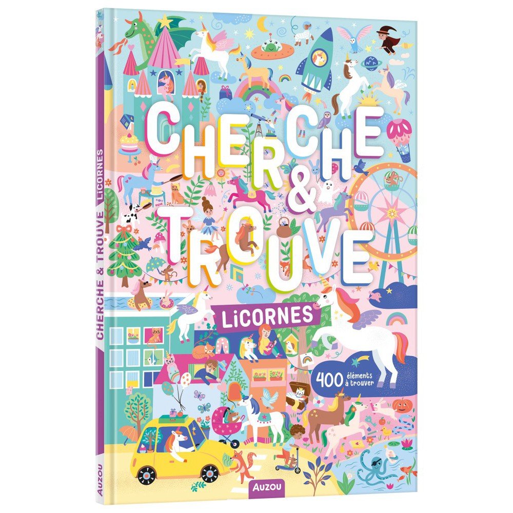 Livre cherche et trouve - Licornes - Livres - Boutique LeoLudo - Auzou
