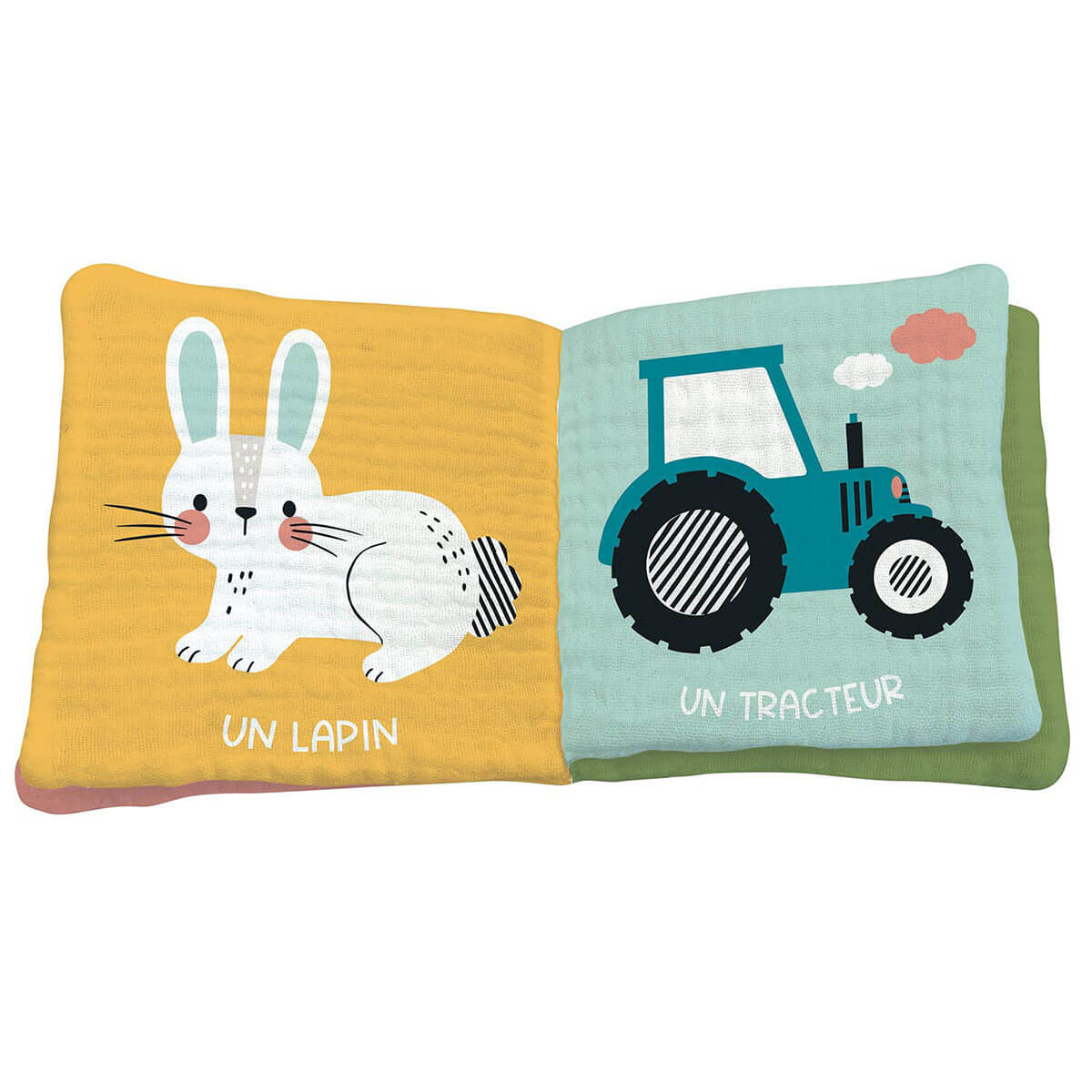 Livre d'éveil en tissu - La ferme - Livres d'éveil - Boutique LeoLudo - Auzou