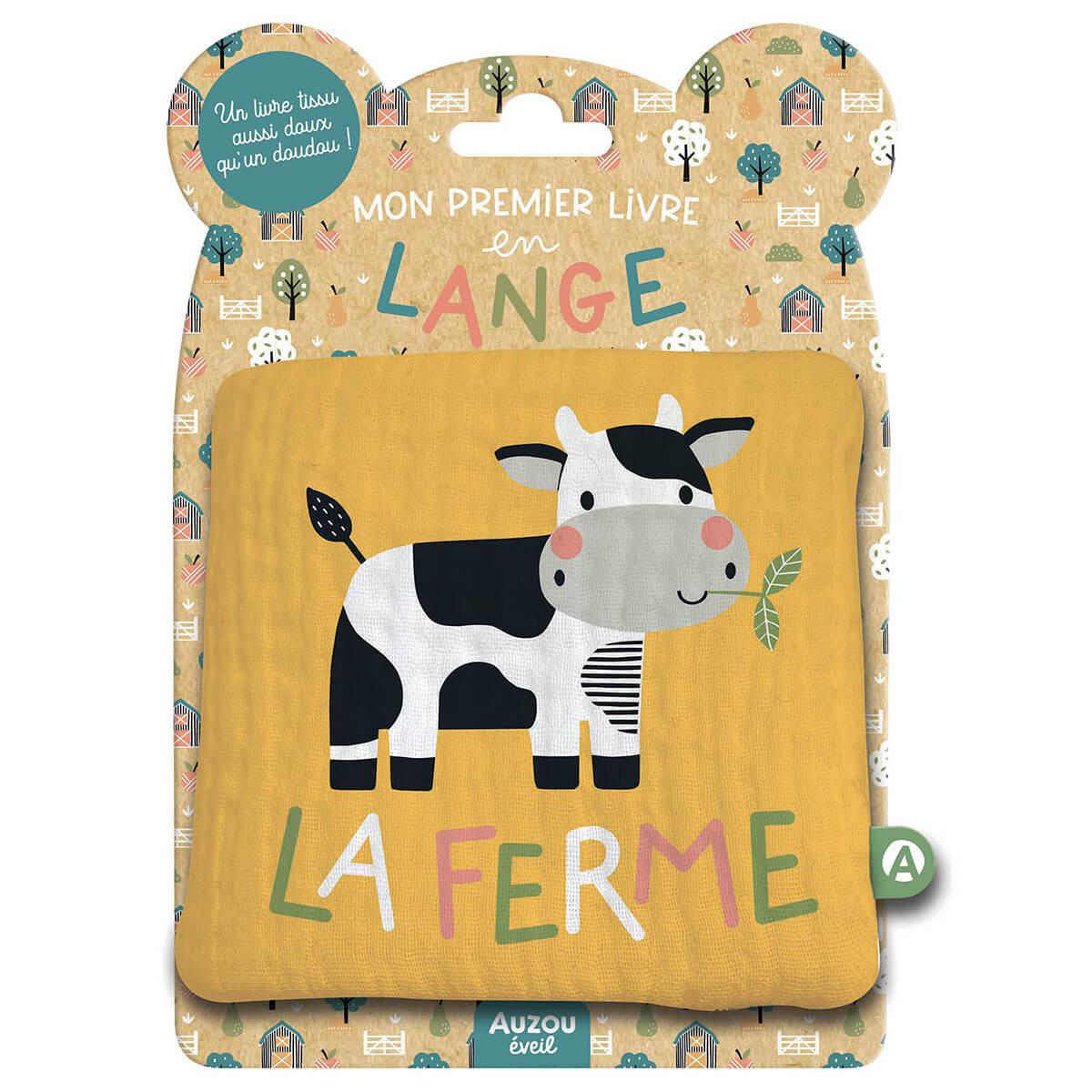Livre d'éveil en tissu - La ferme - Livres d'éveil - Boutique LeoLudo - Auzou