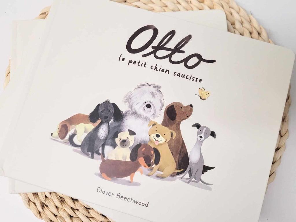 Livre d'éveil - Otto le petit chien saucisse (FR)-Jellycat-Boutique LeoLudo