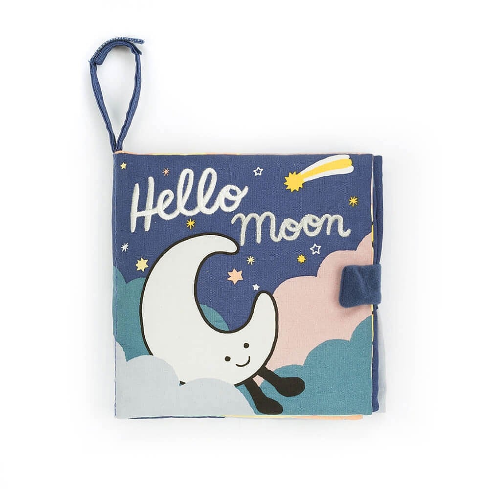 Livre souple Hello Moon - Livres d'éveil - Boutique LeoLudo - Jellycat