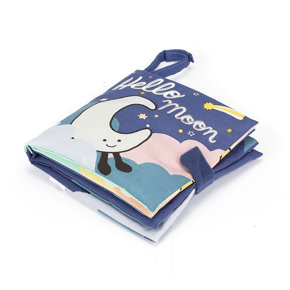 Livre souple Hello Moon - Livres d'éveil - Boutique LeoLudo - Jellycat