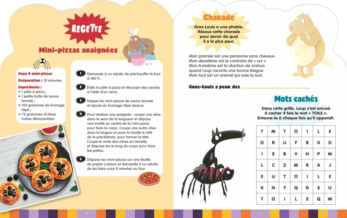 Loup - Mes activités d'Halloween -Livres- Boutique LeoLudo-Auzou