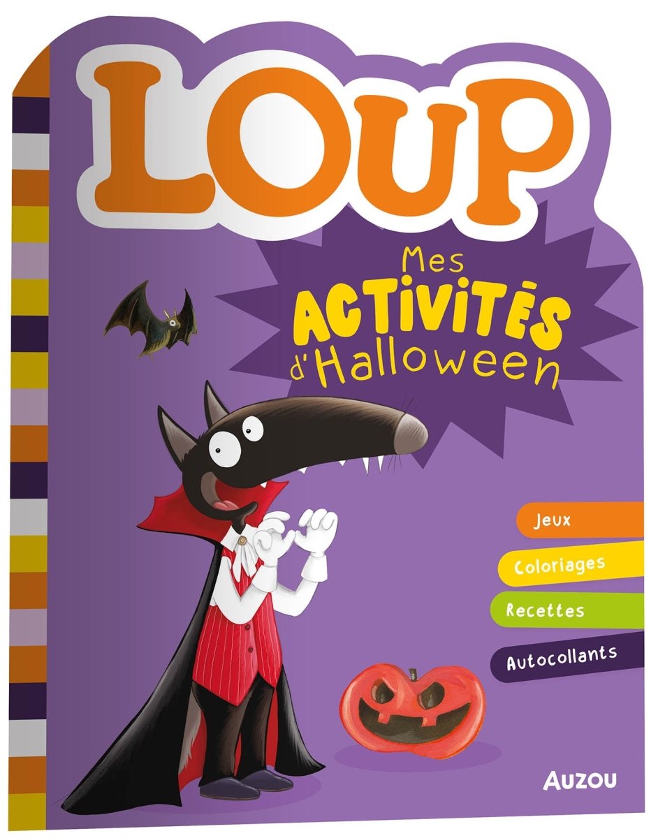 Loup - Mes activités d'Halloween -Livres- Boutique LeoLudo-Auzou
