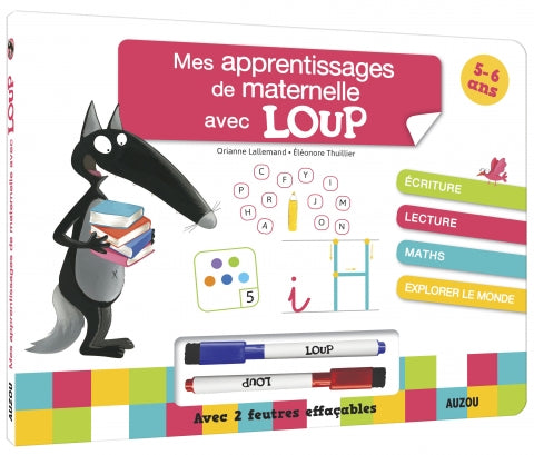 Mes apprentissages de maternelle avec Loup-Auzou-Boutique LeoLudo