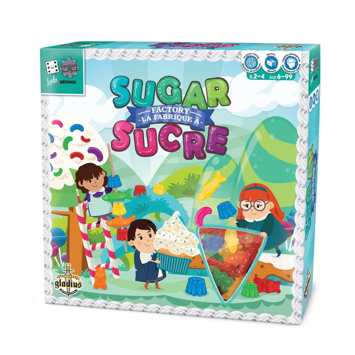 Ludo & Méninge – La fabrique à sucre - Jeux de société - Boutique LeoLudo - Gladius