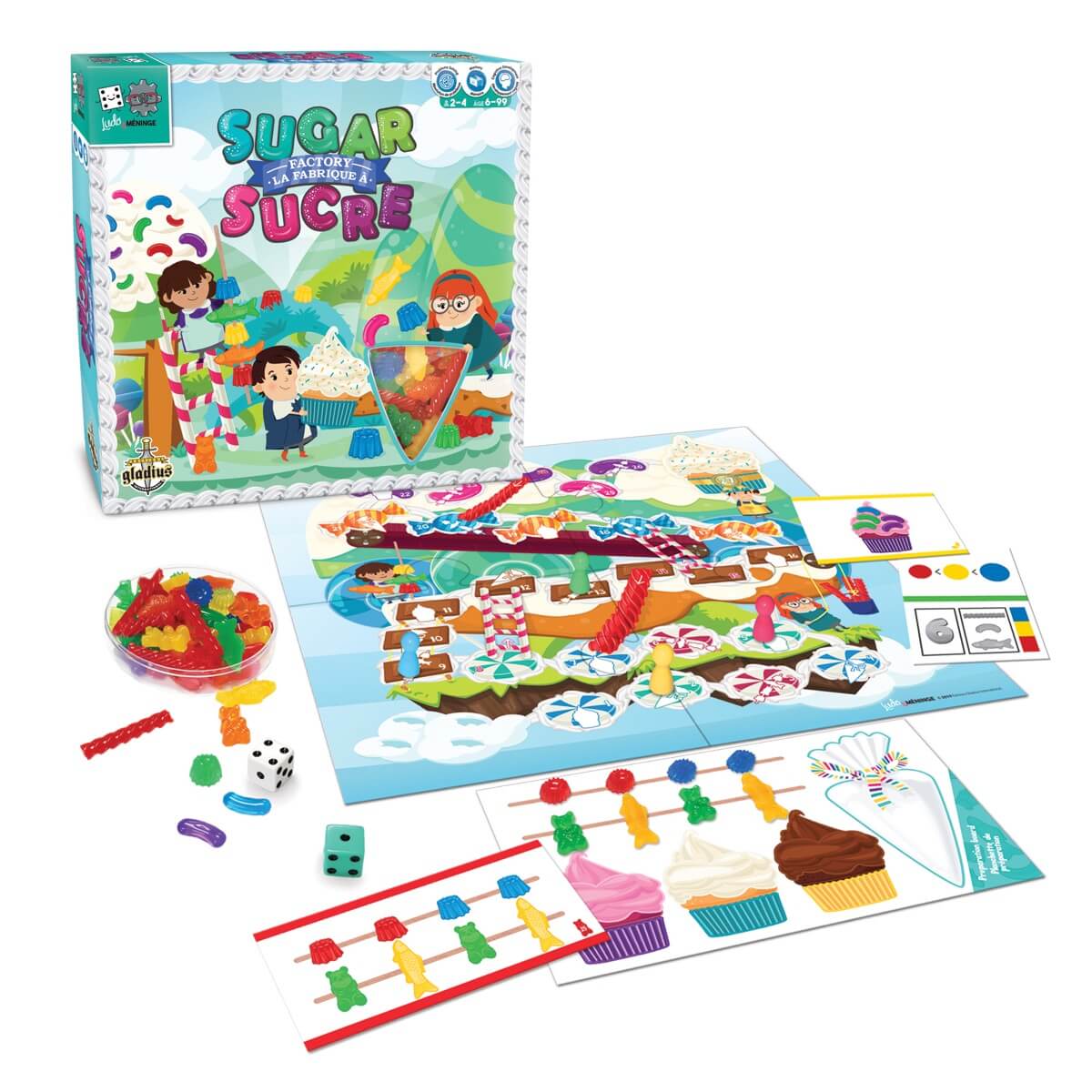 Ludo & Méninge – La fabrique à sucre - Jeux de société - Boutique LeoLudo - Gladius