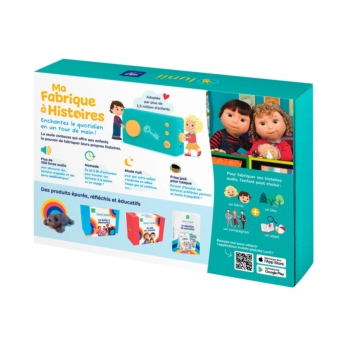 Ma fabrique à histoires de Passe-Partout-Lunii-Boutique LeoLudo