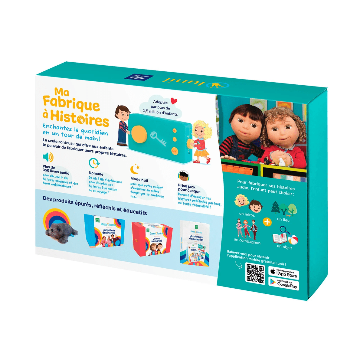 Ma fabrique à histoires de Passe - Partout - Jeux éducatifs - Boutique LeoLudo - Lunii