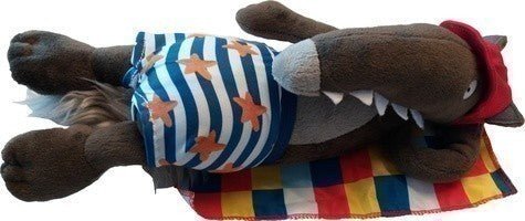 Ma peluche Loup à la plage - Livres - Boutique LeoLudo - Auzou