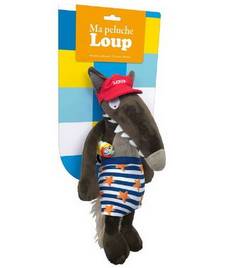 Ma peluche Loup à la plage - Livres - Boutique LeoLudo - Auzou