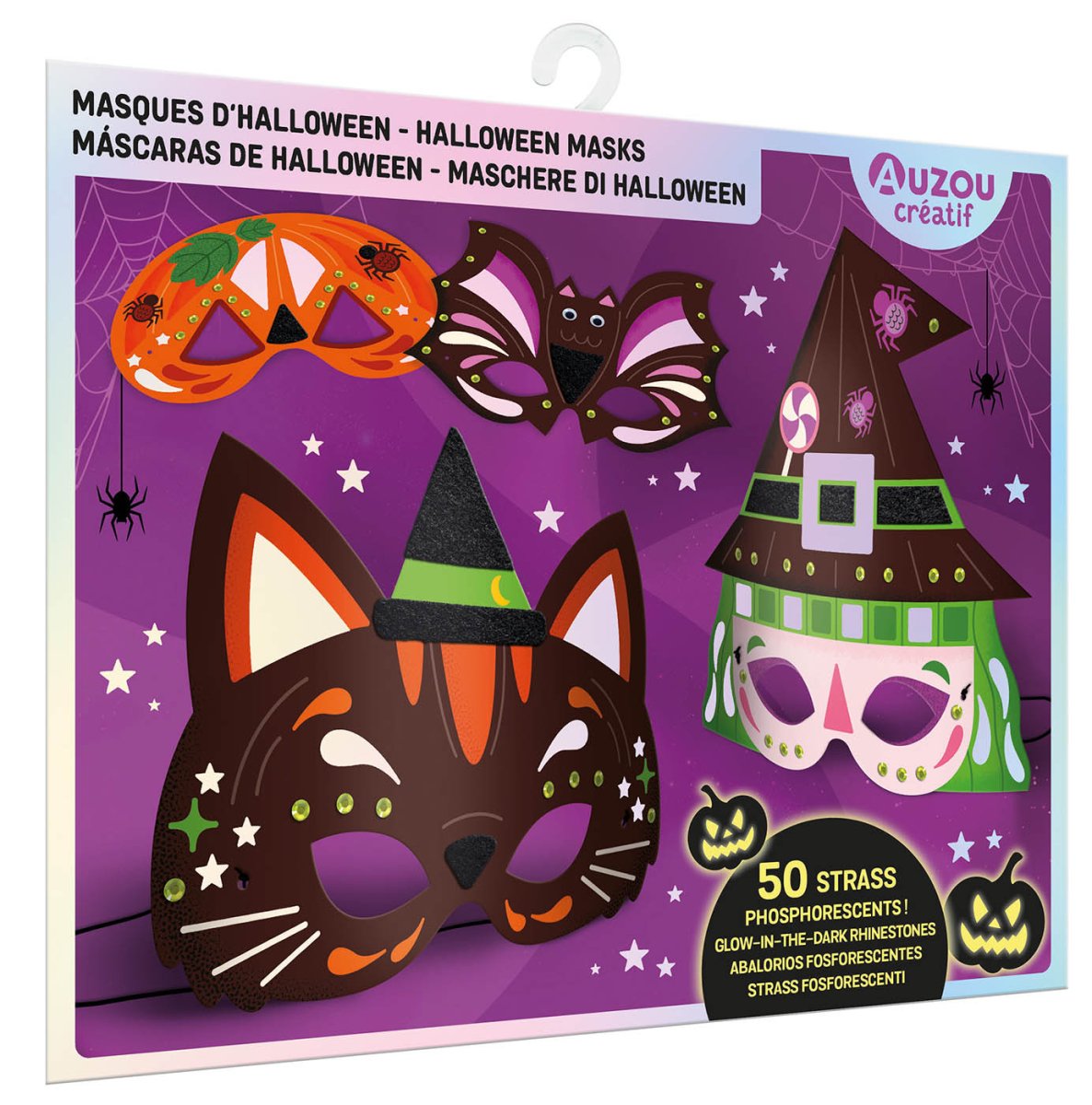 Ma pochette d'artiste - Masques d'halloween -Art & bricolage- Boutique LeoLudo-Auzou