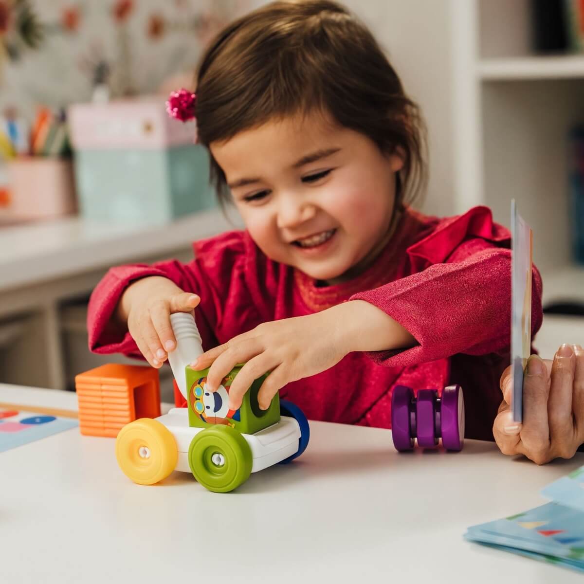 Ma première construction et conduite magnétique - Jeux magnétiques - Boutique LeoLudo - SmartMax