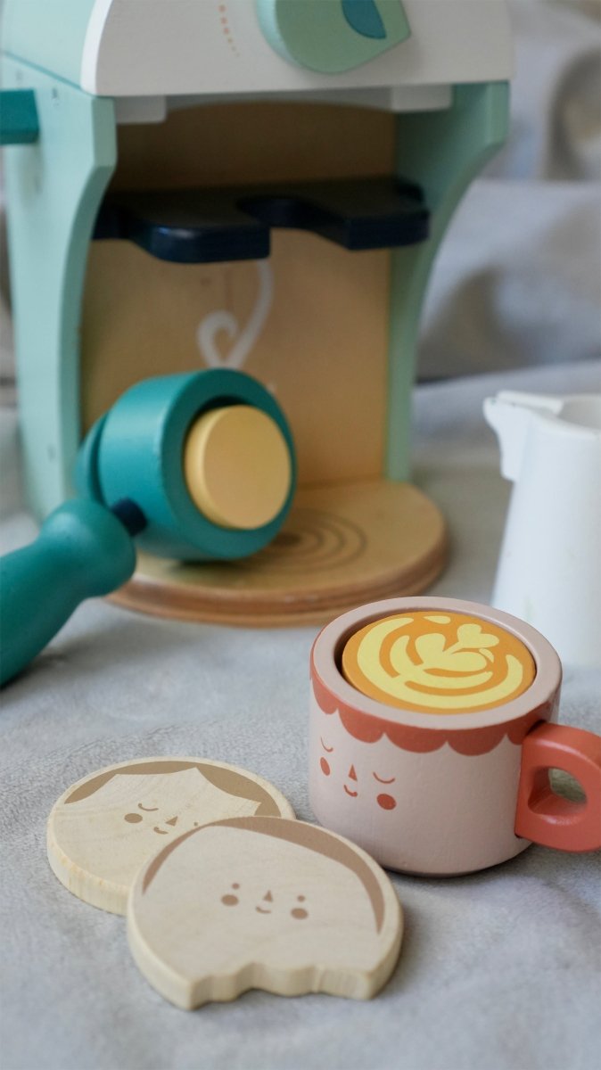 Machine à café Babyccino -Jouets d'imitation- Boutique LeoLudo-Tender Leaf Toys