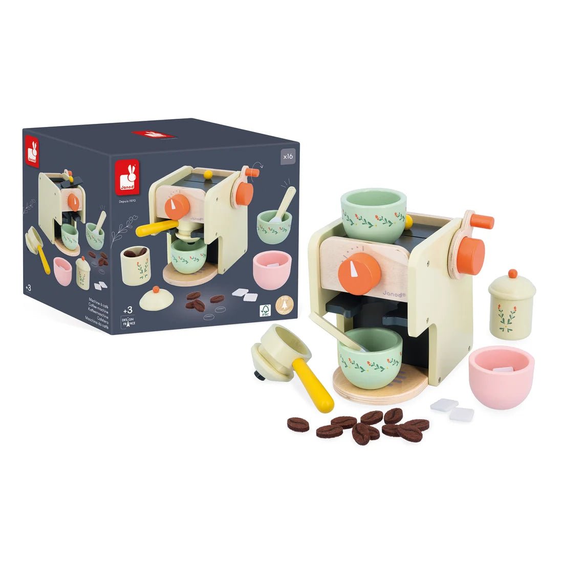 Machine à café Mamie Soleil -Jouets d'imitation- Boutique LeoLudo-Janod