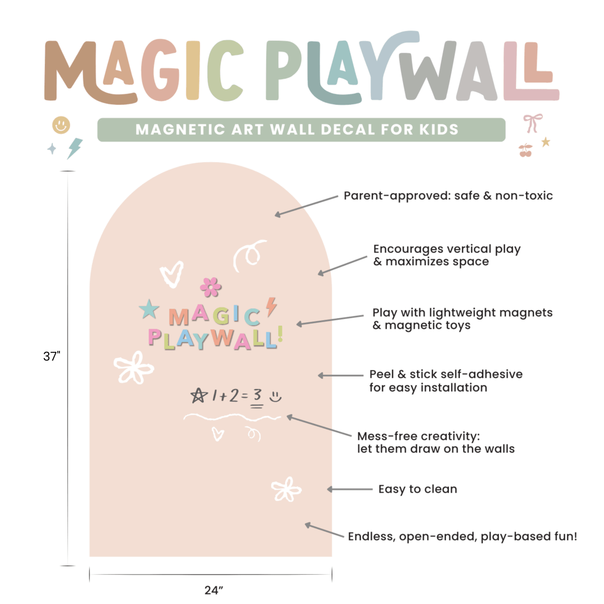 Magic Playwall – Arche murale magnétique -Art & bricolage- Boutique LeoLudo-Cherrypick