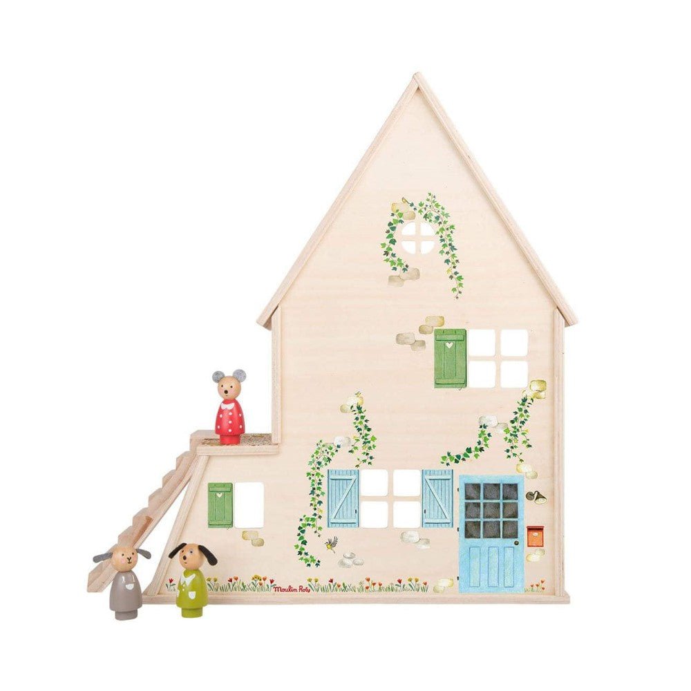 Maison de poupée meublée La Grande Famille -Maisons de poupée- Boutique LeoLudo-Moulin Roty