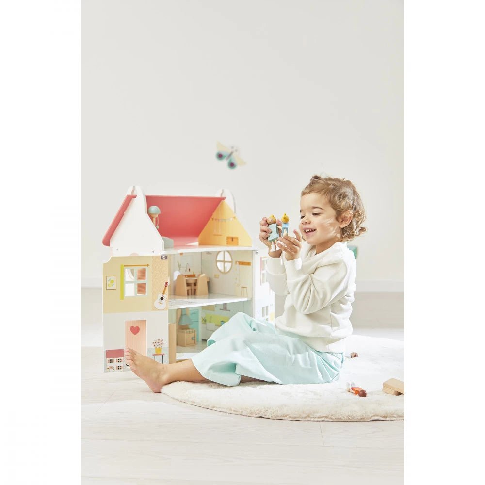Maison de poupée meublée Mademoiselle (15 pcs.) -Maisons de poupée- Boutique LeoLudo-Janod