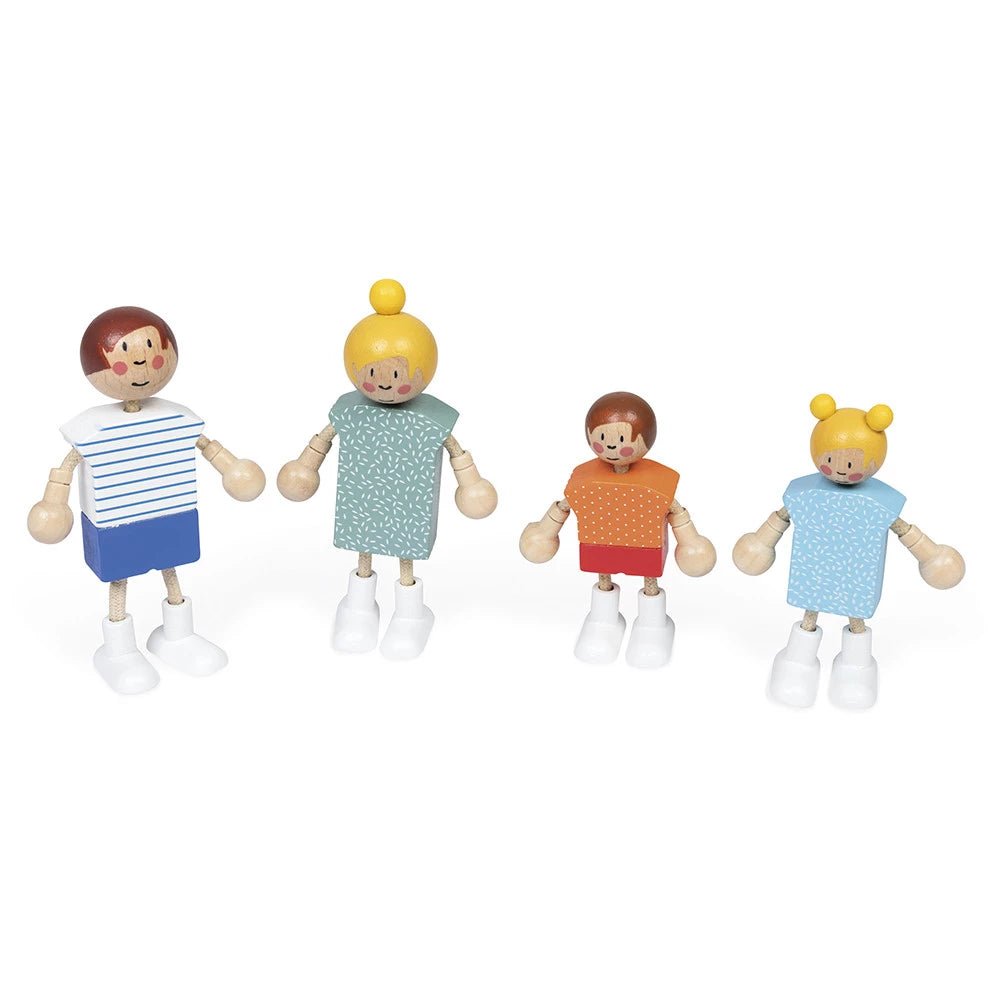Maison de poupée meublée Mademoiselle (15 pcs.) -Maisons de poupée- Boutique LeoLudo-Janod