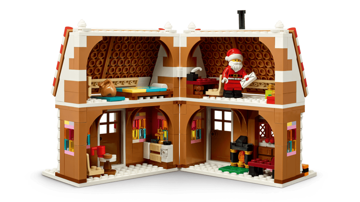 Maison en pain d'épices festive (498 pcs.) – LEGO® -Jeux de construction- Boutique LeoLudo-LEGO