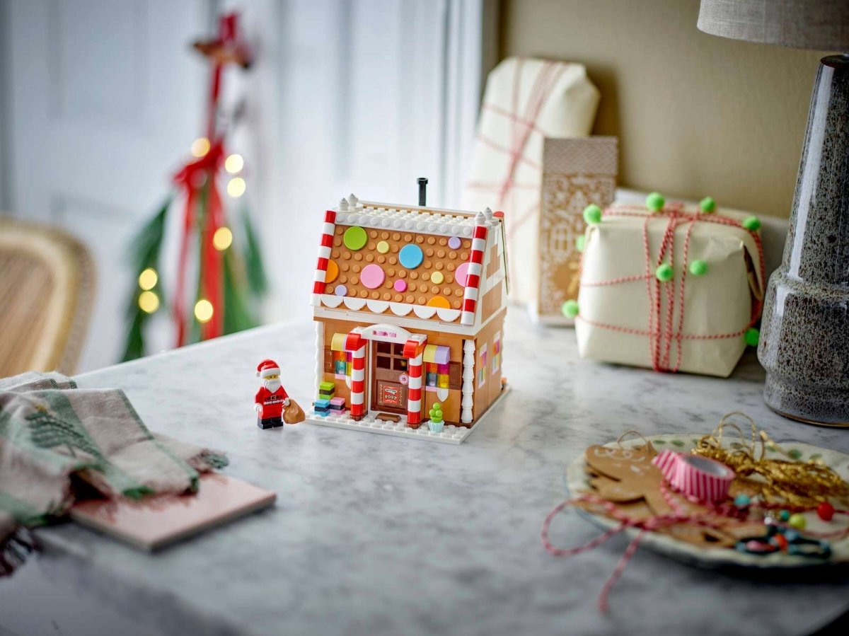 Maison en pain d'épices festive (498 pcs.) – LEGO® -Jeux de construction- Boutique LeoLudo-LEGO
