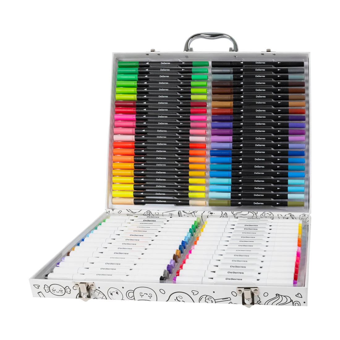 Mallette de coloriage – 70 marqueurs DeSerres -Art & bricolage- Boutique LeoLudo-DeSerres