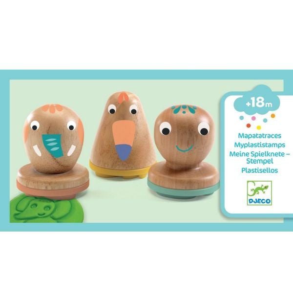 Mapatatraces Animaux en Bois pour Enfants de 18 Mois et + Art & bricolage- Boutique LeoLudo