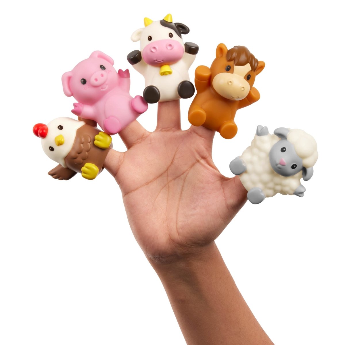 Marionnettes à doigt Farm Friends avec livre de bain -Marionnettes- Boutique LeoLudo-Battat