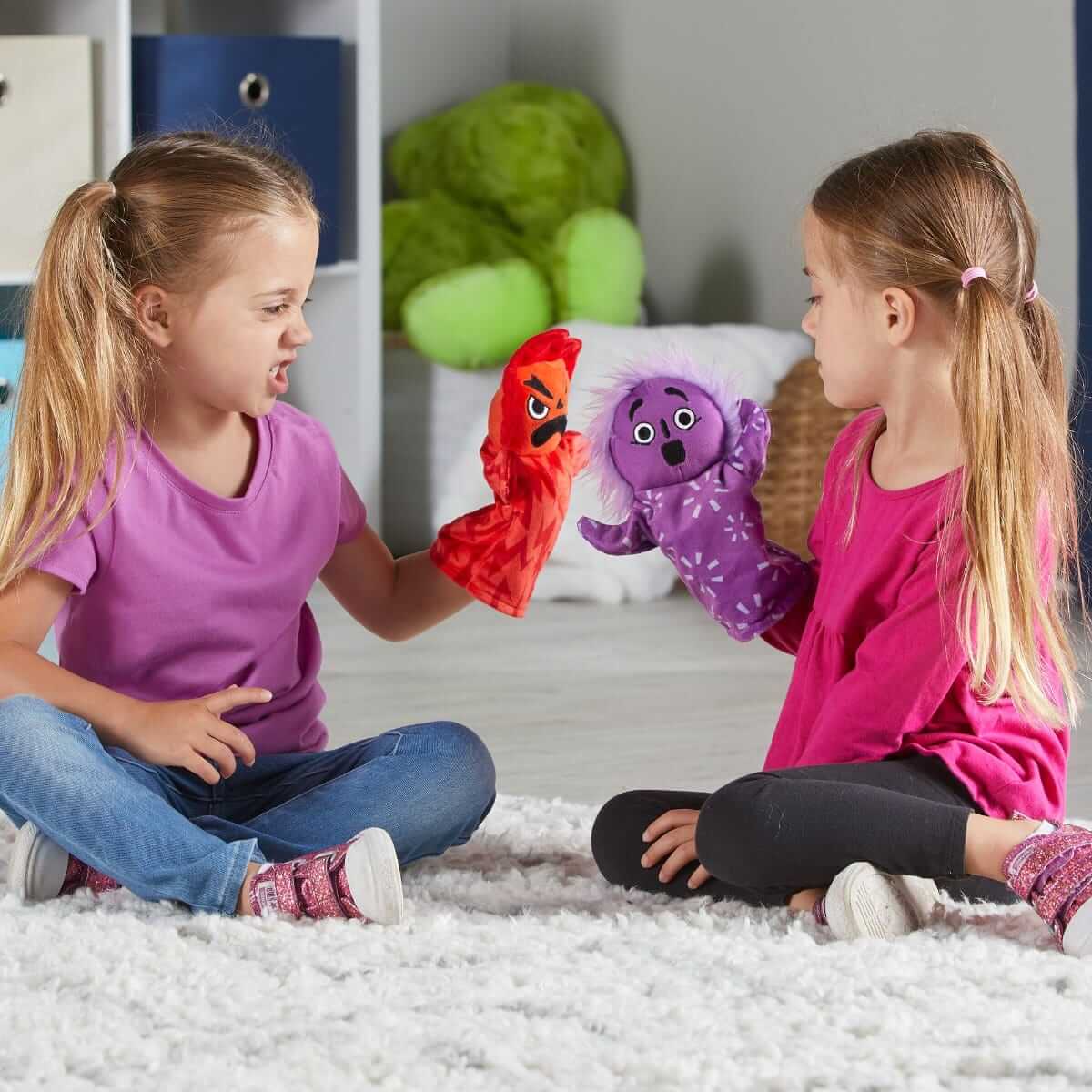 Marionnettes éducatives: Famille Émotions - Marionnettes - Boutique LeoLudo - Learning Resources