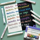 Marqueurs à peinture à base d’eau métalliques Vivid Pop! -Art & bricolage- Boutique LeoLudo-OOLY