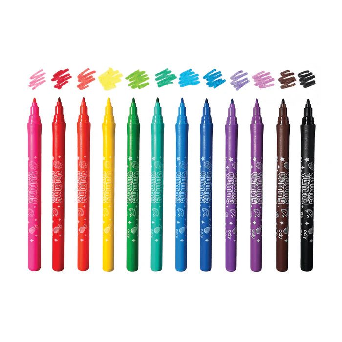 Marqueurs parfumés Yummy Yummy (lot de 12) - Art & bricolage - Boutique LeoLudo - OOLY