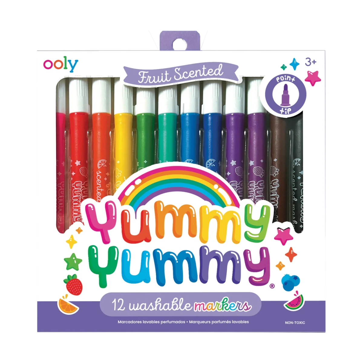 Marqueurs parfumés Yummy Yummy (lot de 12) - Art & bricolage - Boutique LeoLudo - OOLY