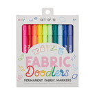 Marqueurs permanents Fabric Doodlers (lot de 12) - Art & bricolage - Boutique LeoLudo - OOLY