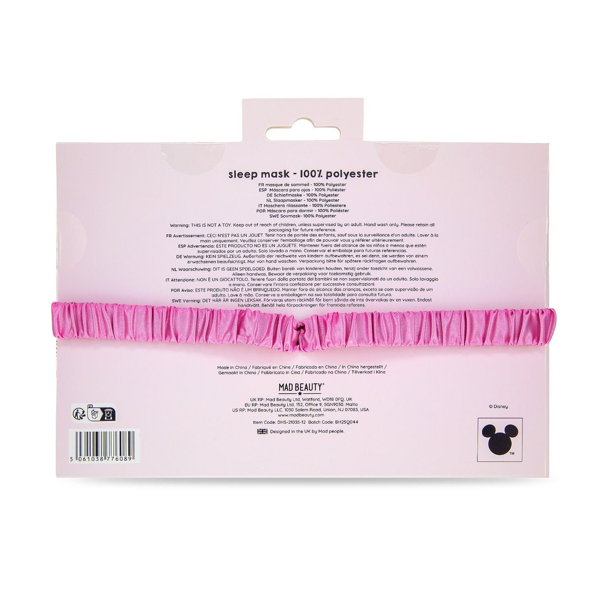 Masque de sommeil Disney I Heart Stitch -Soins et hygiène- Boutique LeoLudo-Mad Beauty