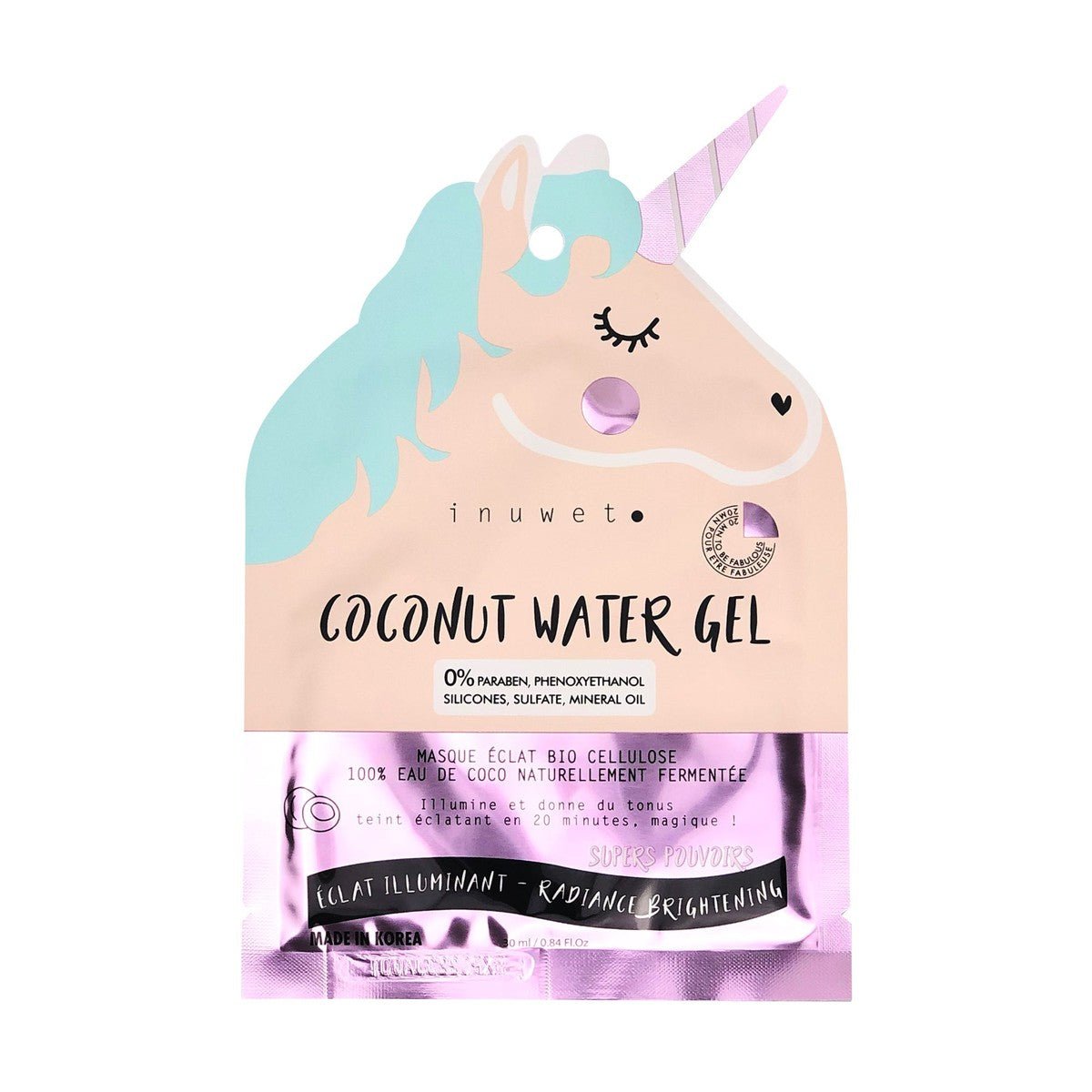 Masque pour le visage - Éclat illuminant - Soins et hygiène - Boutique LeoLudo - inuwet